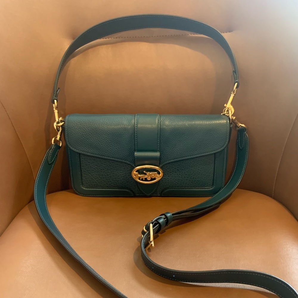 Emerald Coach Bag